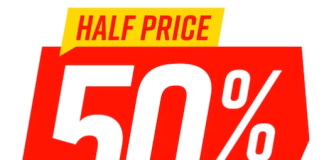 Tiết kiệm chi phí ở Úc half-price-50-percent-off-limited-time-Australia